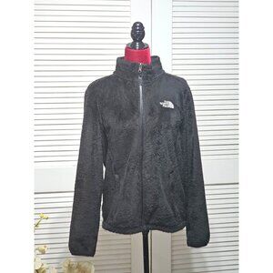 The North Face Women's Black Osito 2 Fleece Jacket Logo Size Medium  2881